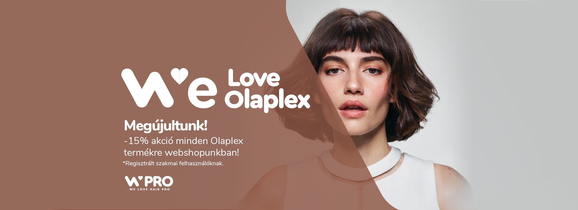 Megújultunk! -15% akció minden Olaplex termékre webshopunkban!